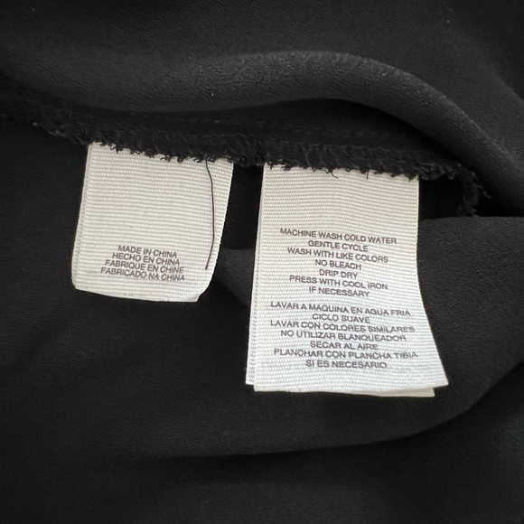 RACHEL roy black blouse, size M. - Picture 5 of 7